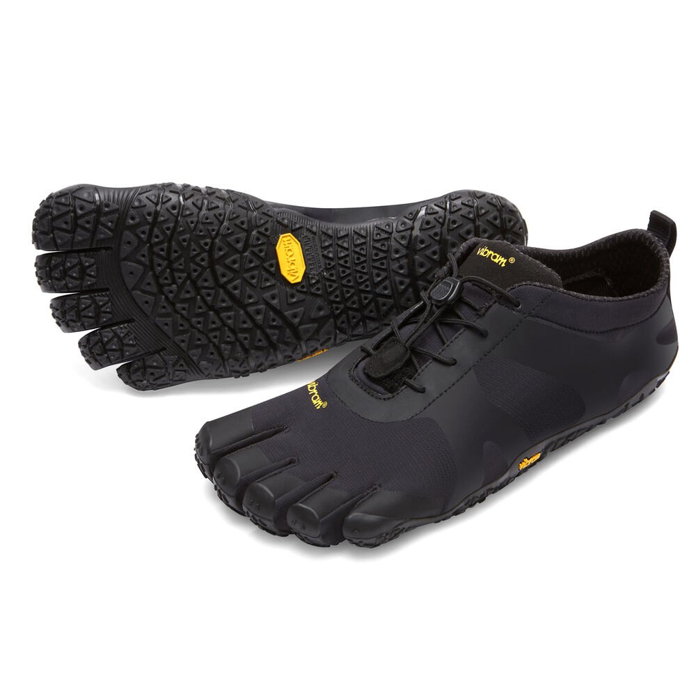 Vibram Five Fingers Mens V-Alpha - Hiking Shoes Black - YPN912750